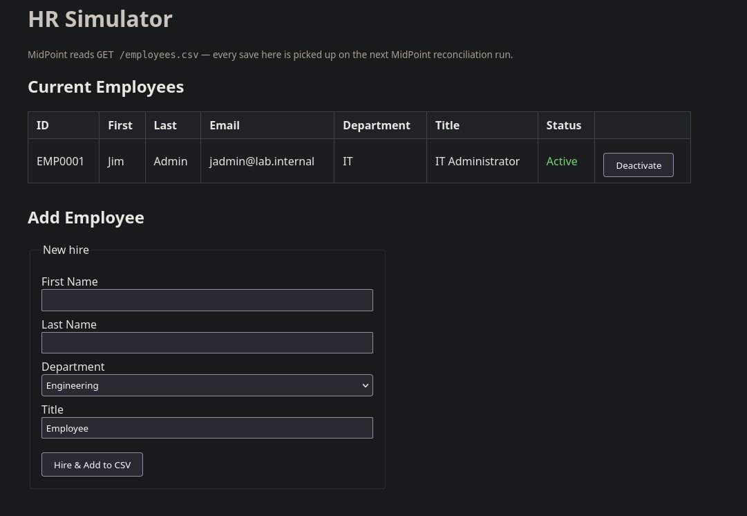 HR GUI