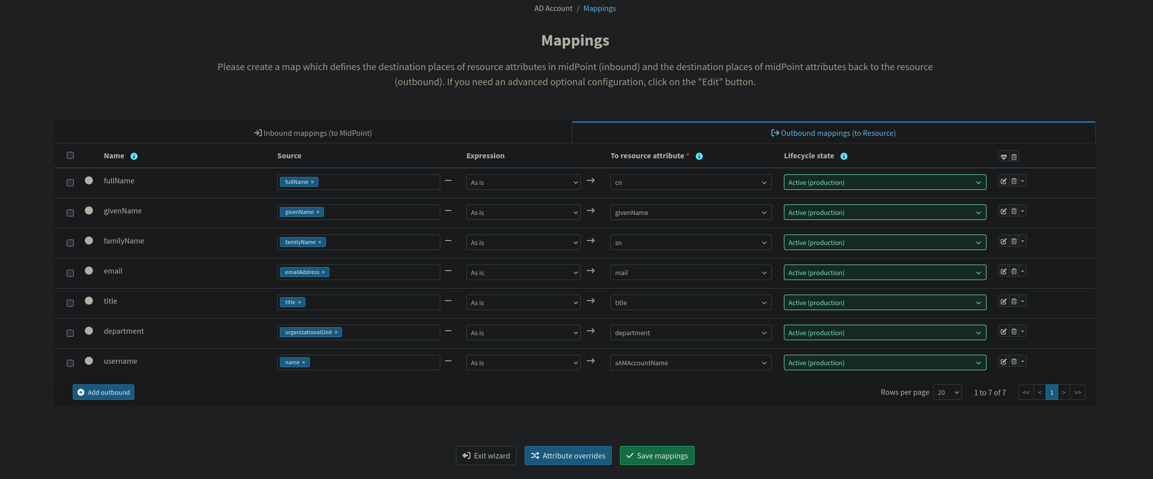 Creating the AD Resource