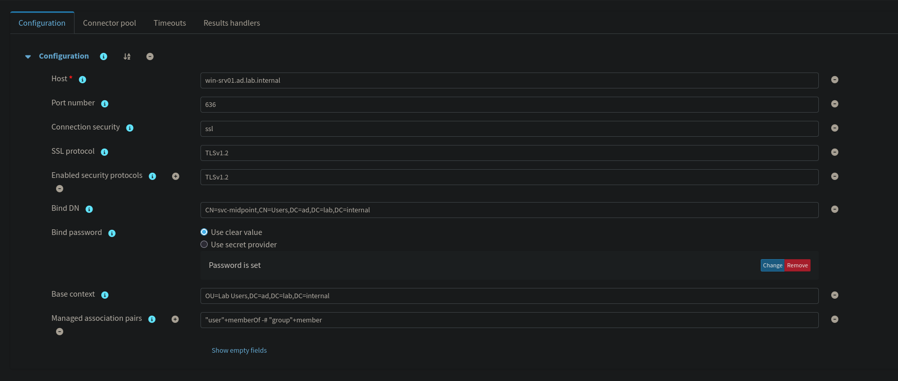 Creating the AD Resource